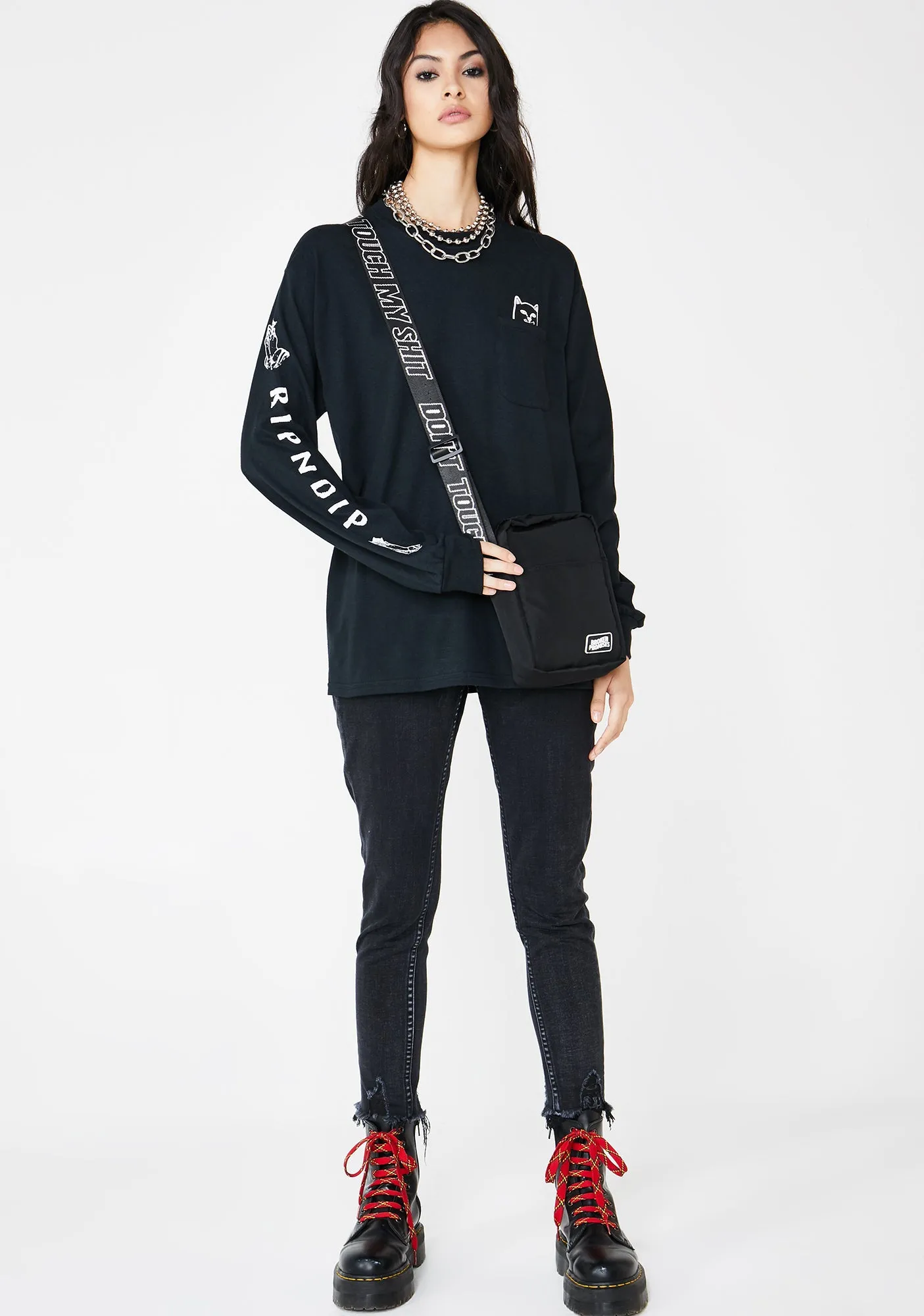 Blackout Lord Jermal Long Sleeve Tee sold by Dolls Kill product image thumbnail 3