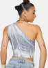 Shadow Stage Dive One Shoulder Top sold by Dolls Kill