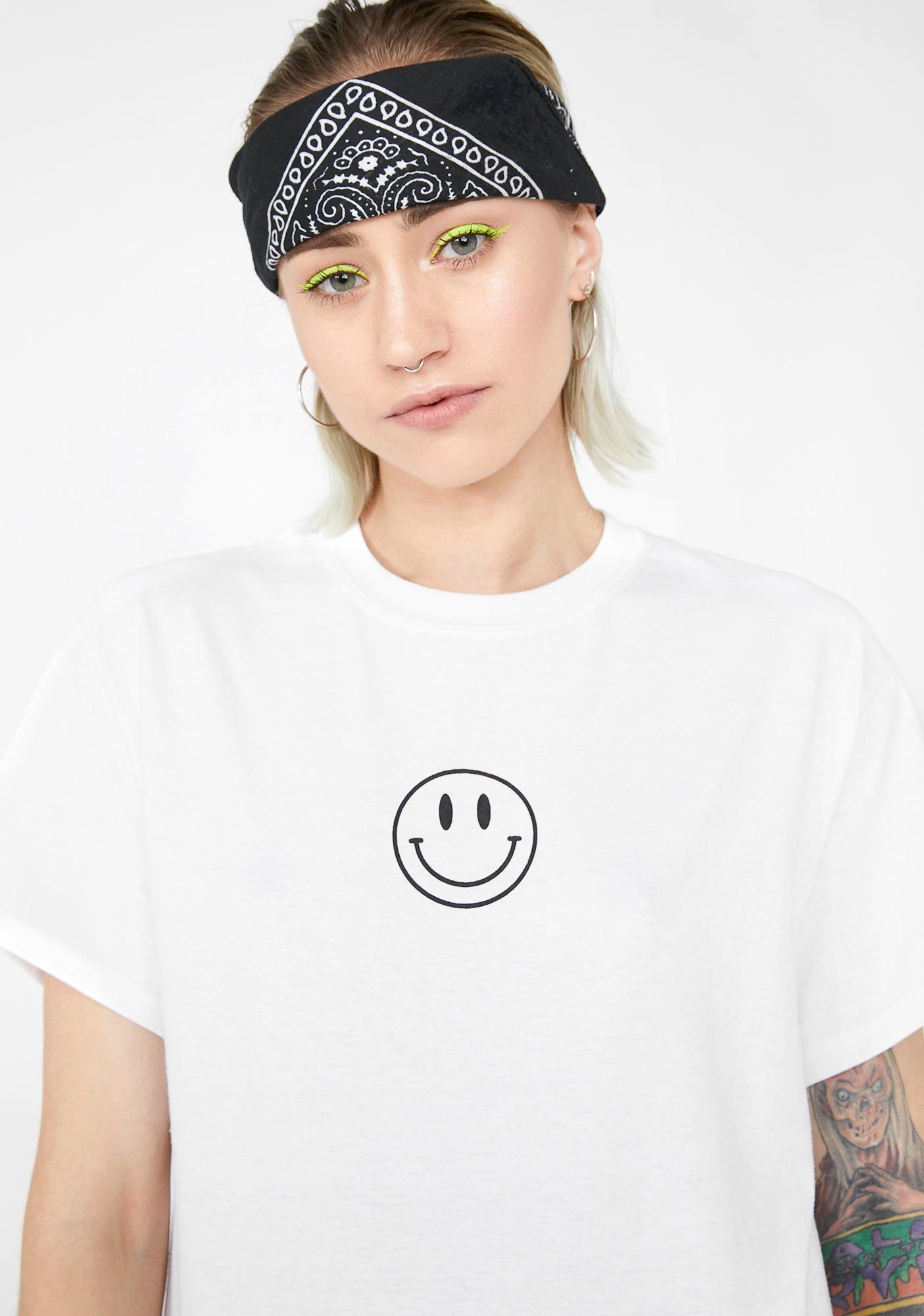 Everything Will Be Ok Smiley Tee sold by Dolls Kill product image thumbnail 4