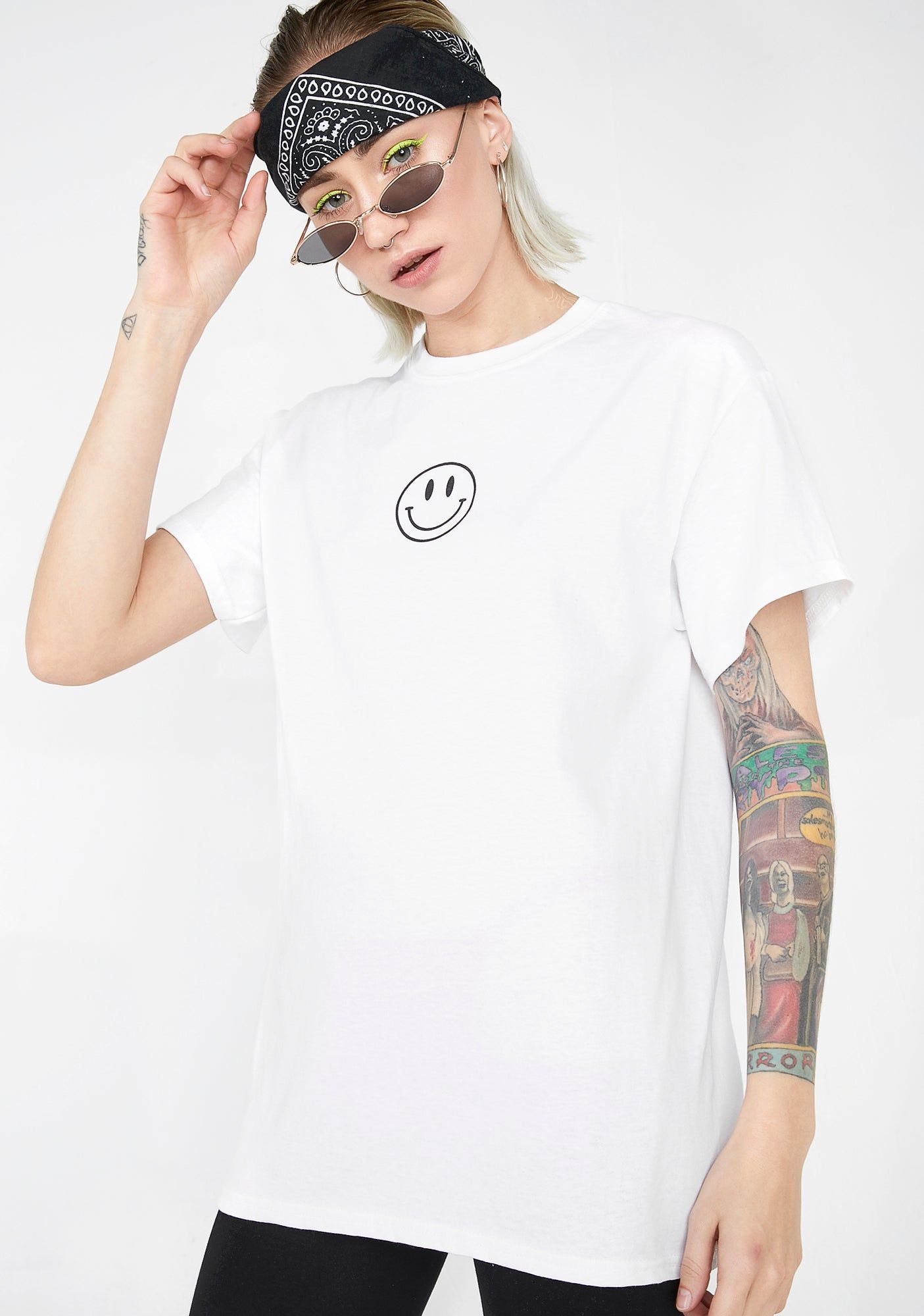 Everything Will Be Ok Smiley Tee sold by Dolls Kill product image thumbnail 2