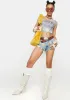 Shadow Stage Dive One Shoulder Top sold by Dolls Kill