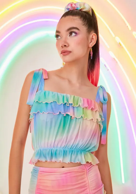 Spreading Kindness Mesh Top sold by Dolls Kill