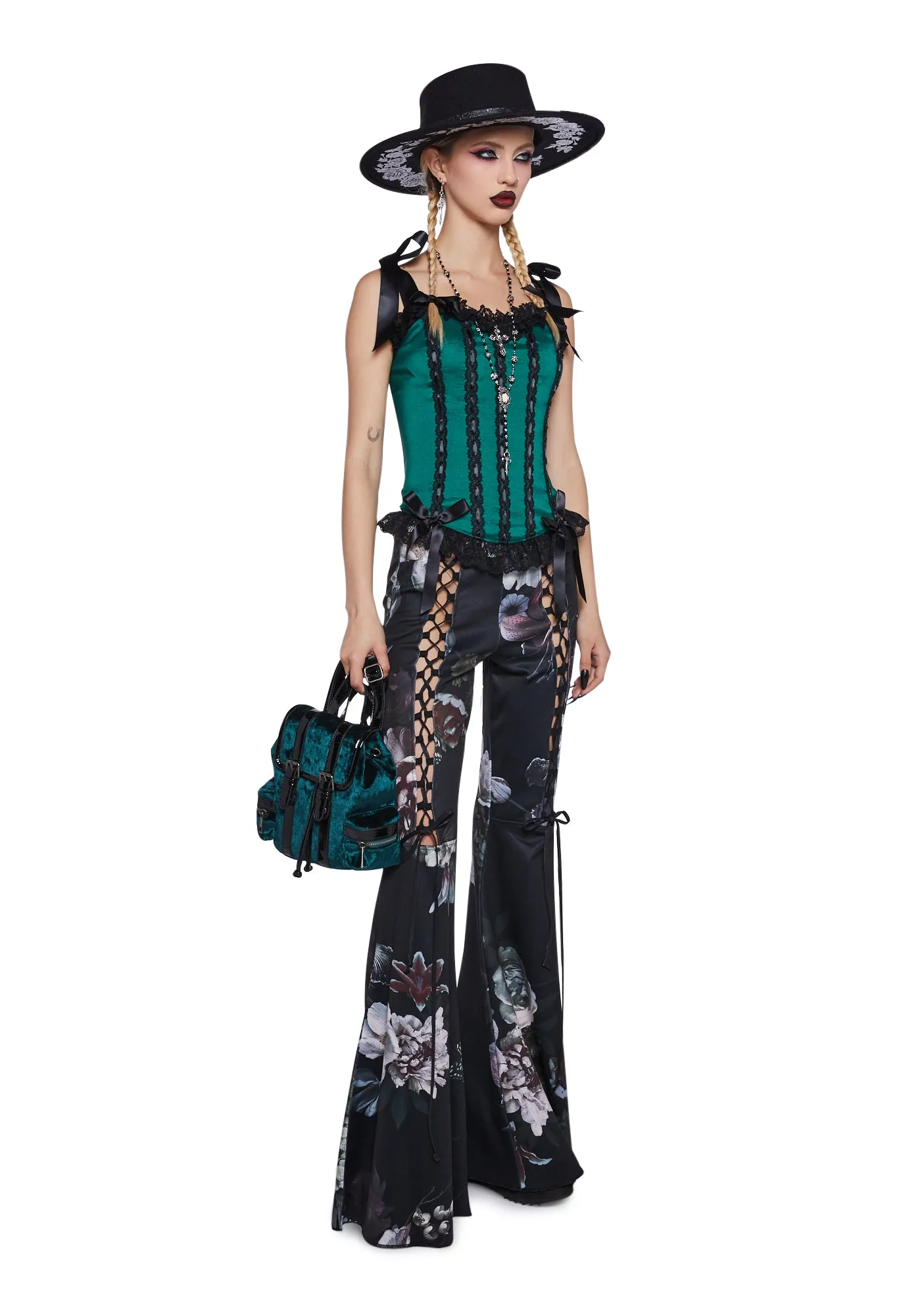 Gothic Elegance Corset Top sold by Dolls Kill product image thumbnail 2