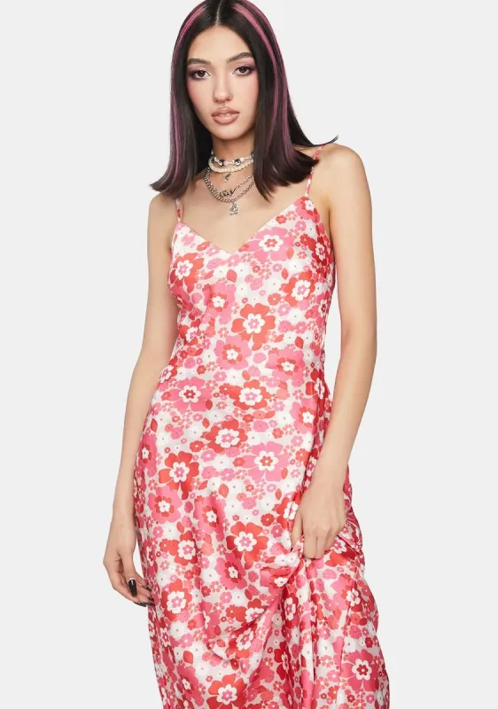 Mood In Bloom Midi Dress sold by Dolls Kill