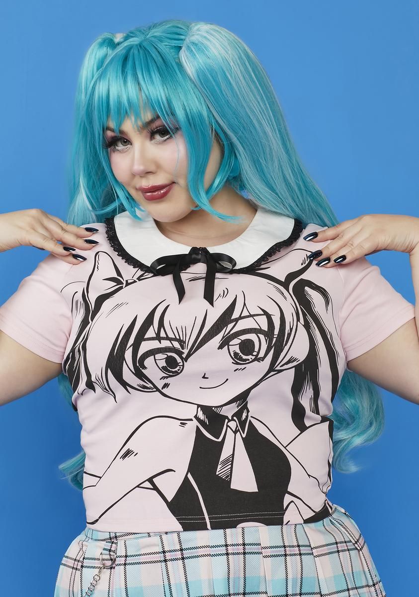 Plus Melt Away Crop Top sold by Dolls Kill