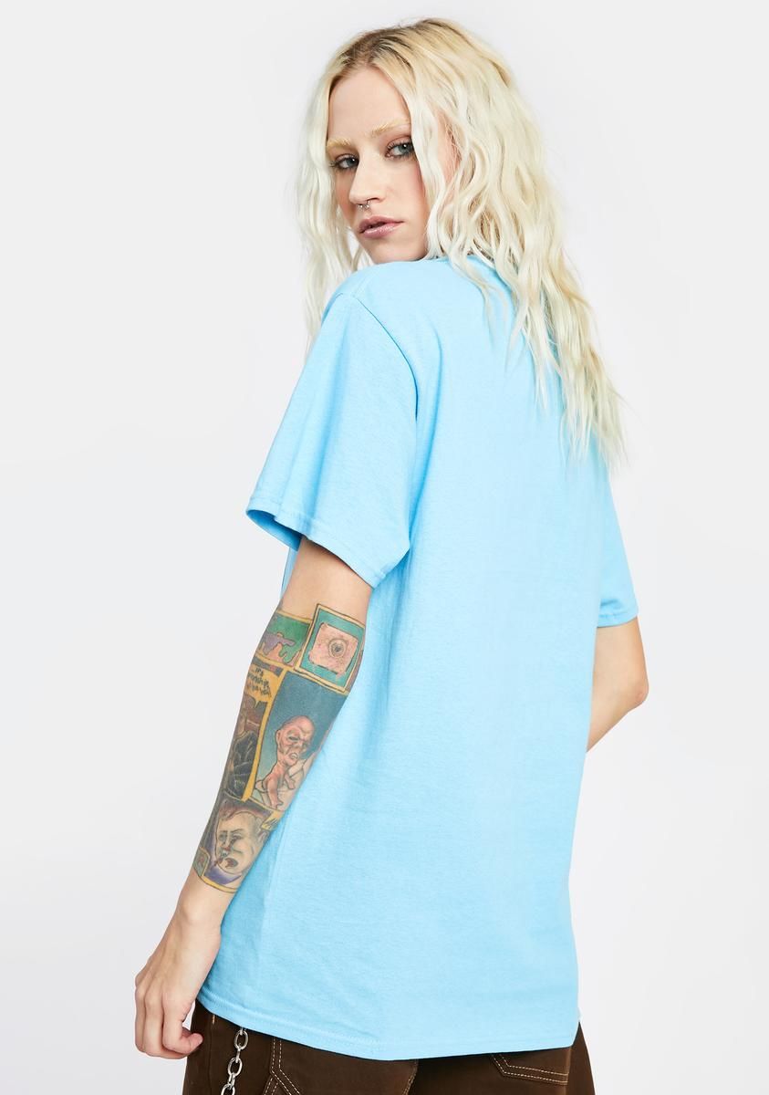 X Hatsune Miku Blue Graphic Tee sold by Dolls Kill product image thumbnail 4