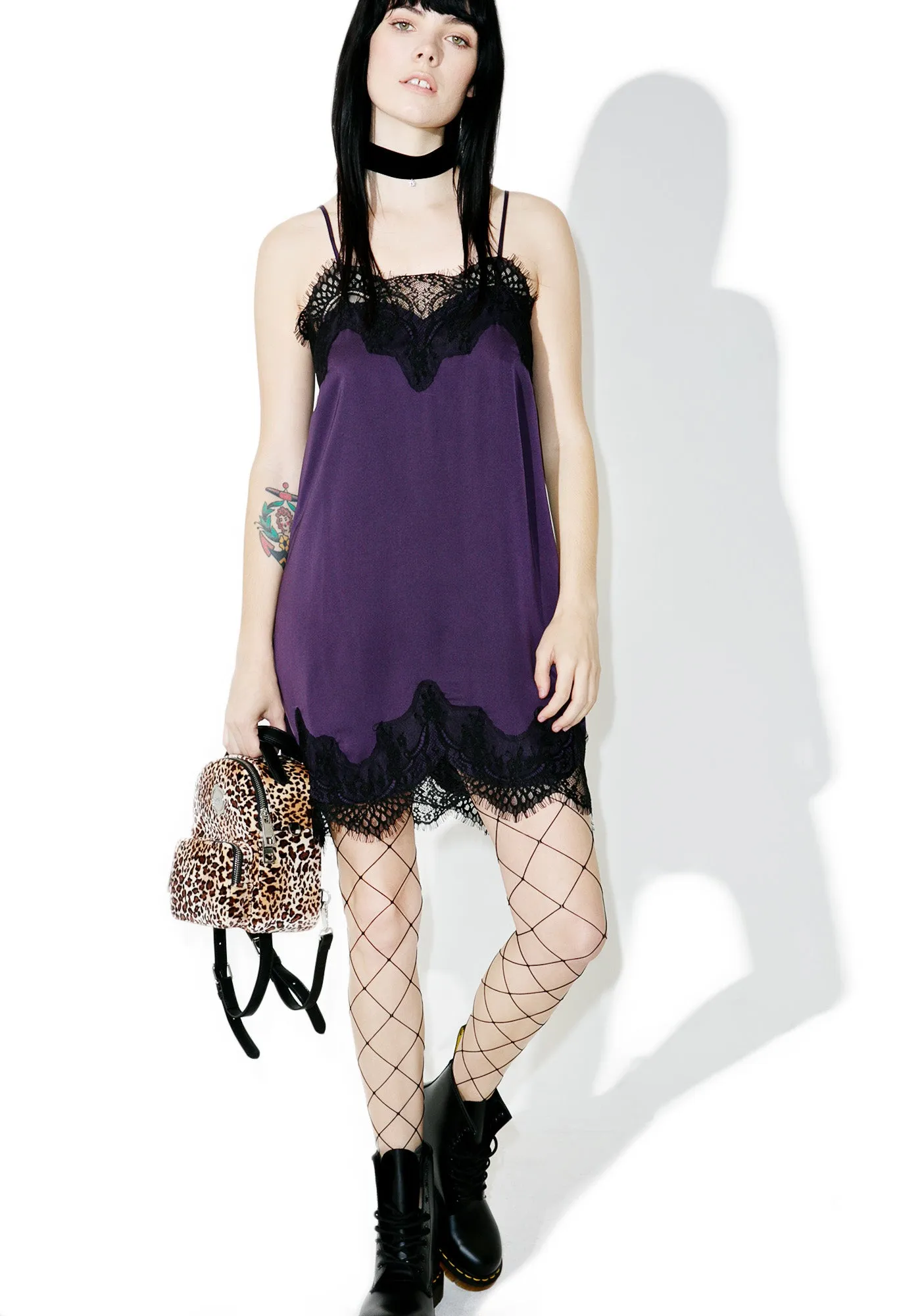 Dark Youth Slip Dress sold by Dolls Kill product image thumbnail 5