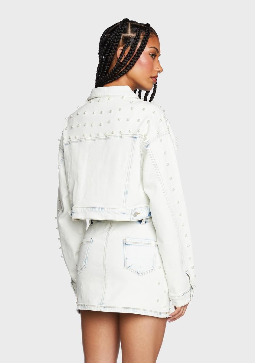 Vintage Dreams Denim Jacket sold by Dolls Kill product image thumbnail 4