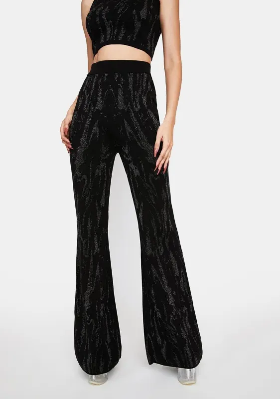 Lurex Knitted Trousers sold by Dolls Kill