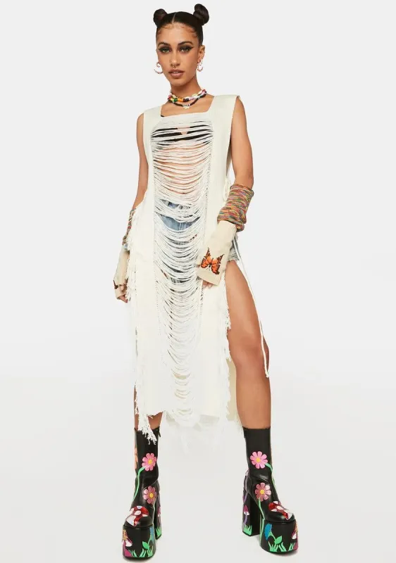 Straight Ahead Maxi Dress sold by Dolls Kill