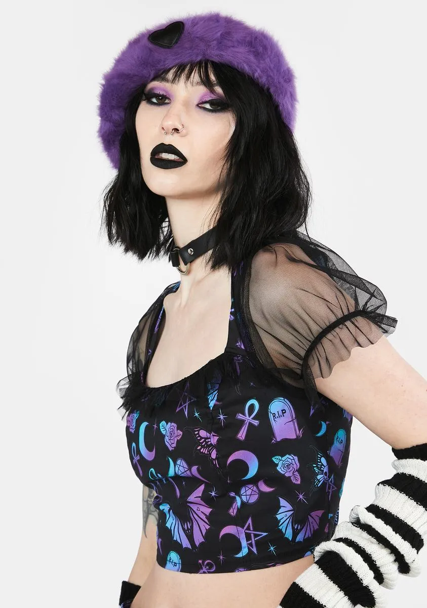 Mystical Aura Crop Top sold by Dolls Kill product image thumbnail 2