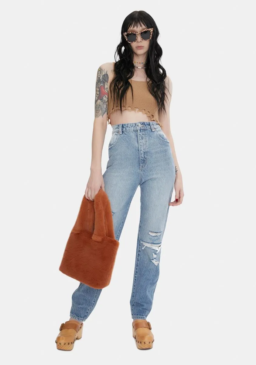 Garage Blue Elle Jeans sold by Dolls Kill product image thumbnail 3