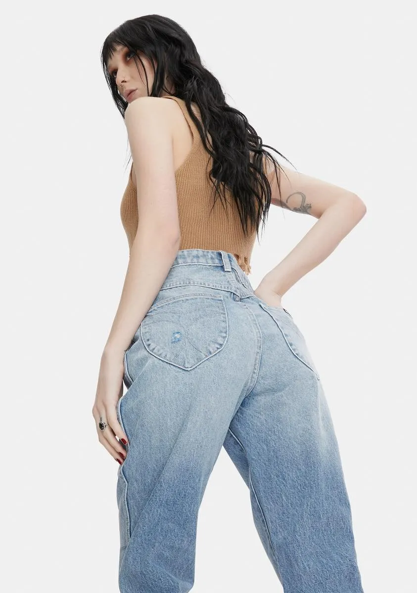 Garage Blue Elle Jeans sold by Dolls Kill product image thumbnail 4