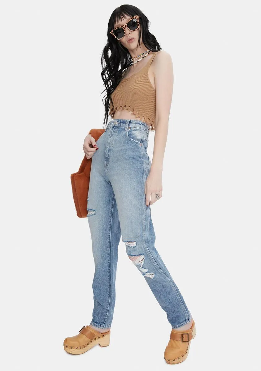 Garage Blue Elle Jeans sold by Dolls Kill product image thumbnail 2