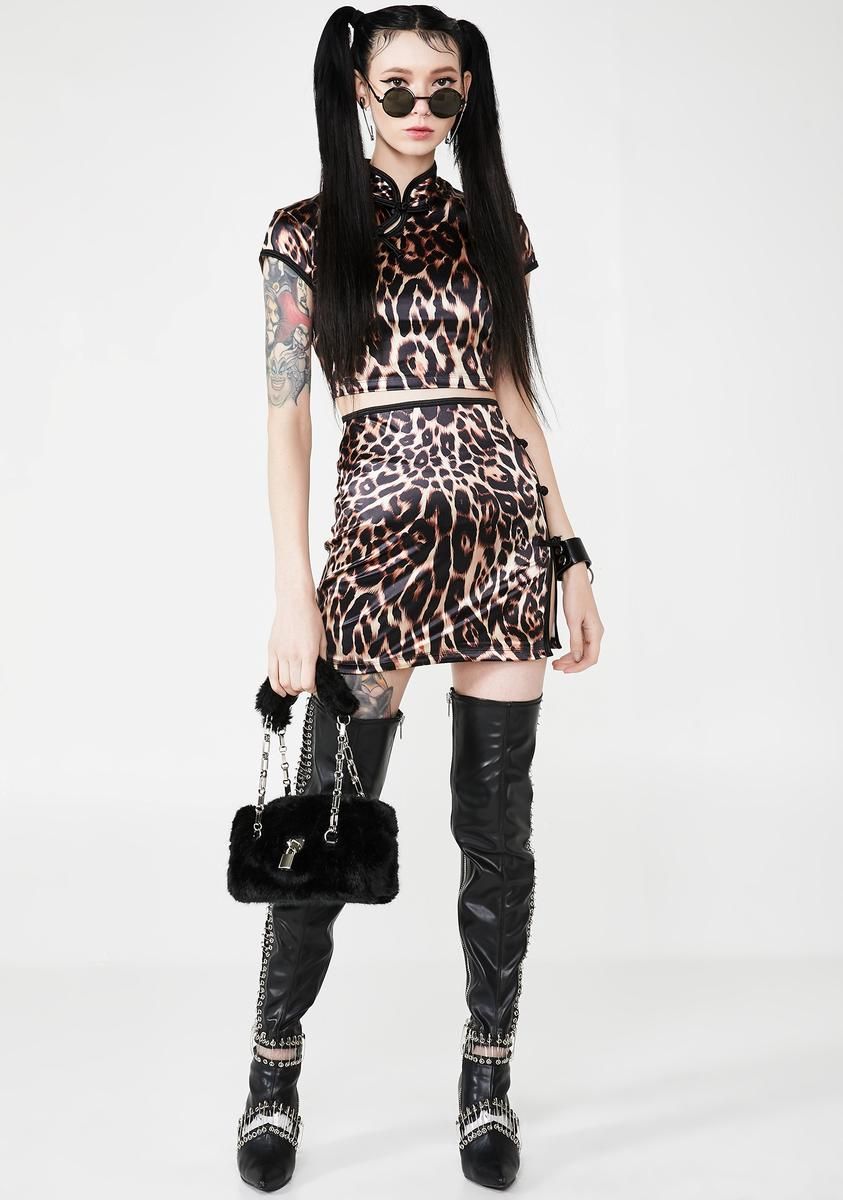 Jakina Leopard Top sold by Dolls Kill product image thumbnail 3