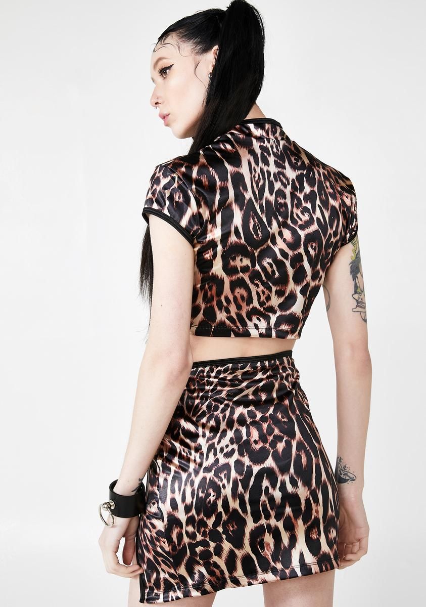 Jakina Leopard Top sold by Dolls Kill product image thumbnail 4