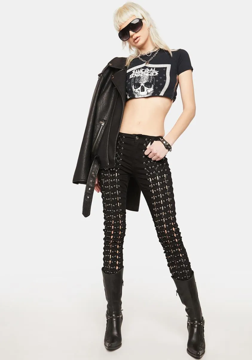 Medieval Lace-Up Pants sold by Dolls Kill product image thumbnail 3