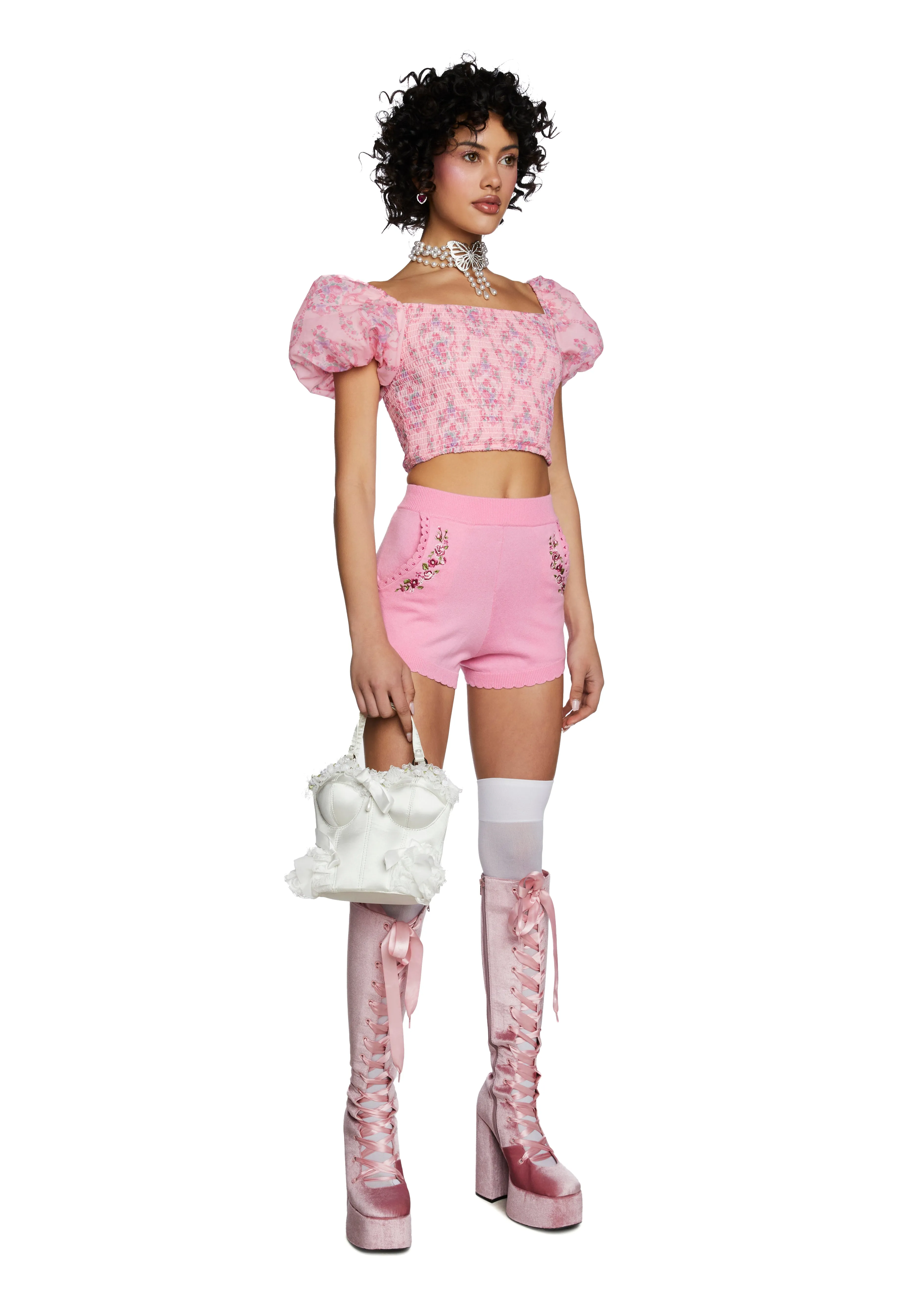 Scandal Sheet Puff Sleeve Top sold by Dolls Kill product image thumbnail 3