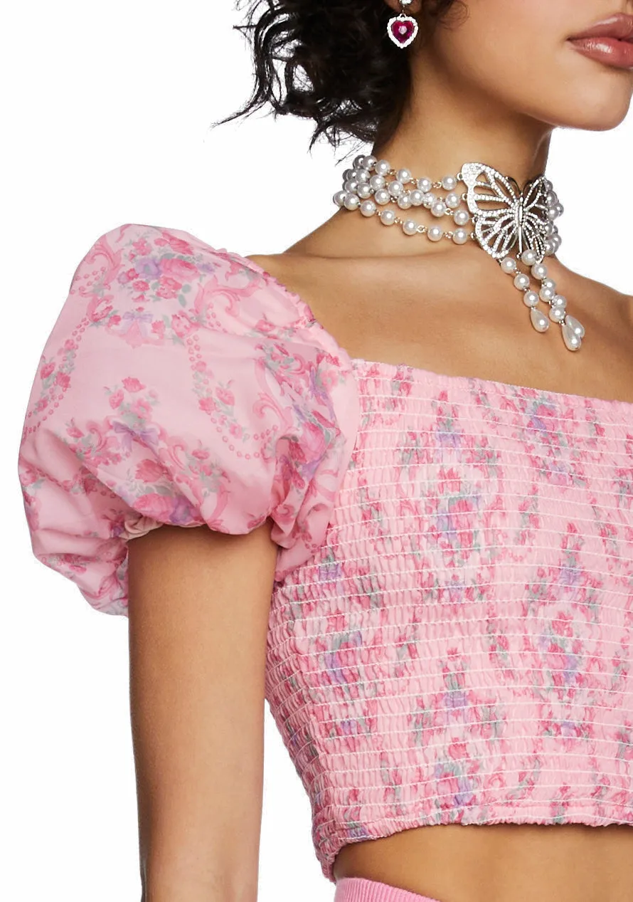 Scandal Sheet Puff Sleeve Top sold by Dolls Kill product image thumbnail 2