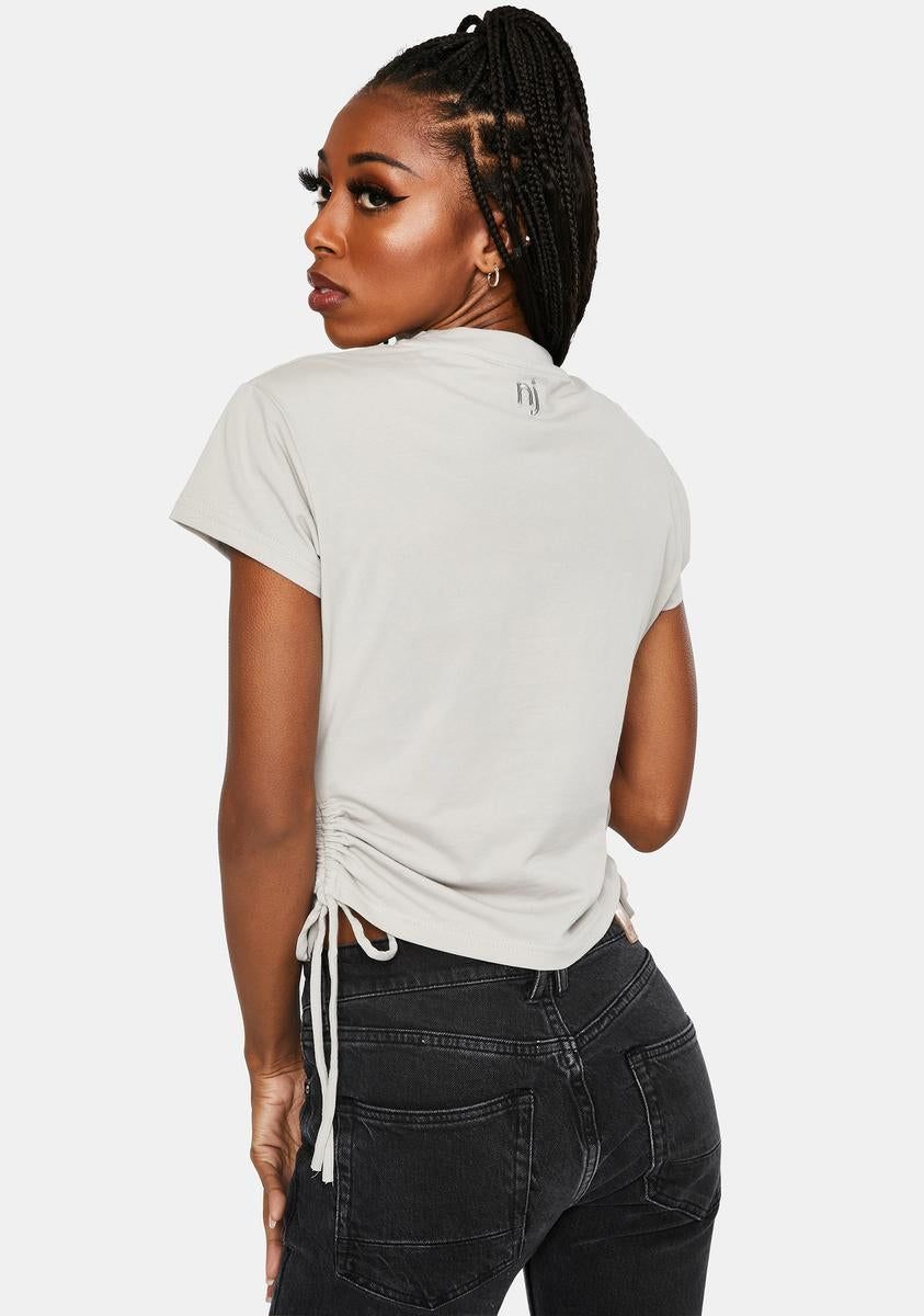 Authentic Gather Crop Tee sold by Dolls Kill product image thumbnail 4