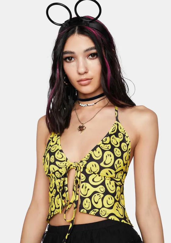 Slap Happy Crop Top sold by Dolls Kill