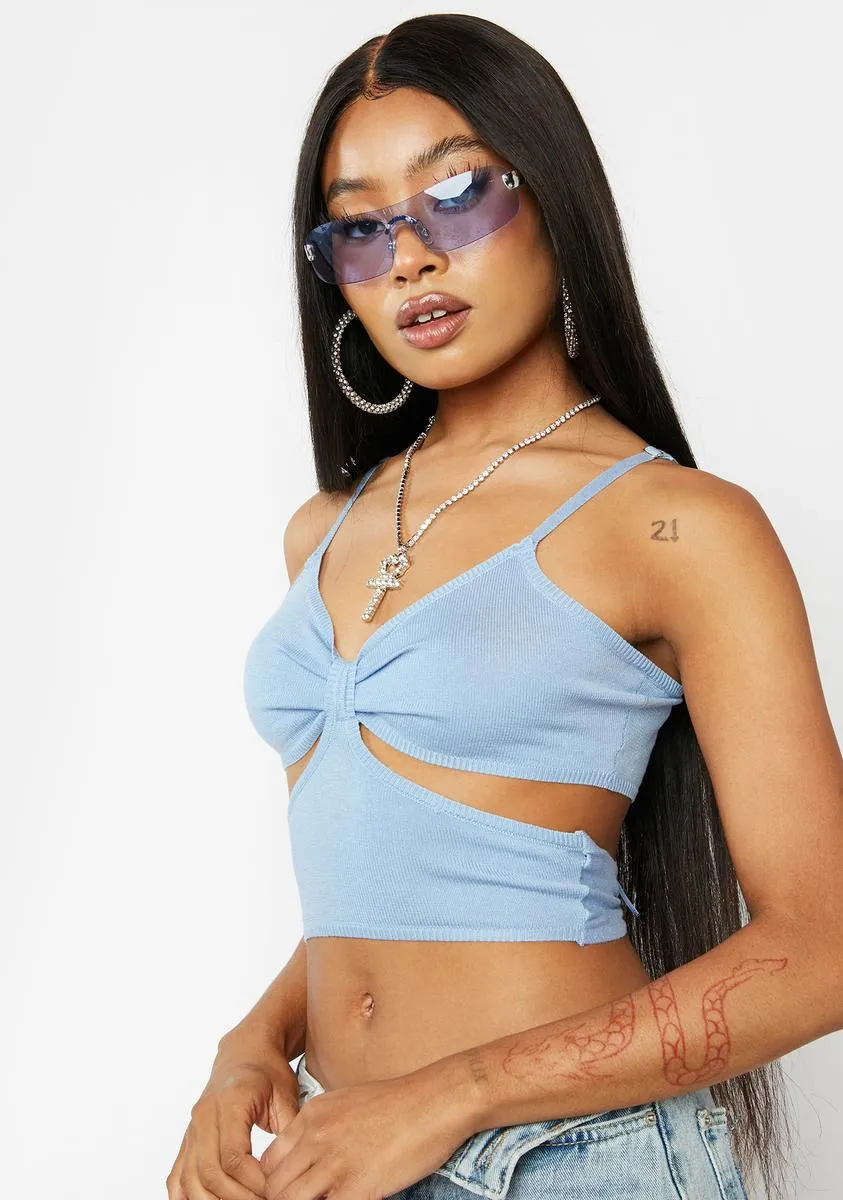 Let Me Guess Cutout Crop Top sold by Dolls Kill product image thumbnail 2