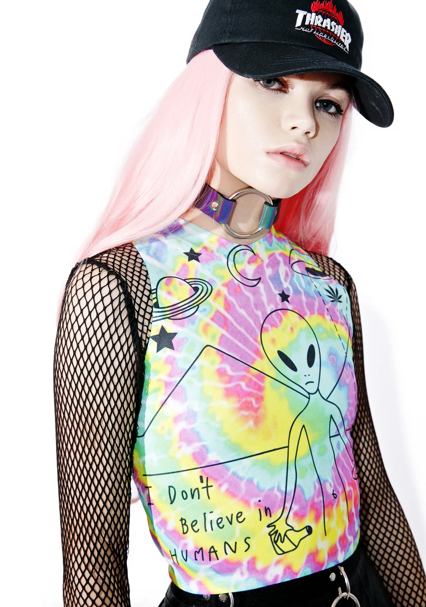 Not Human After All Tank sold by Dolls Kill