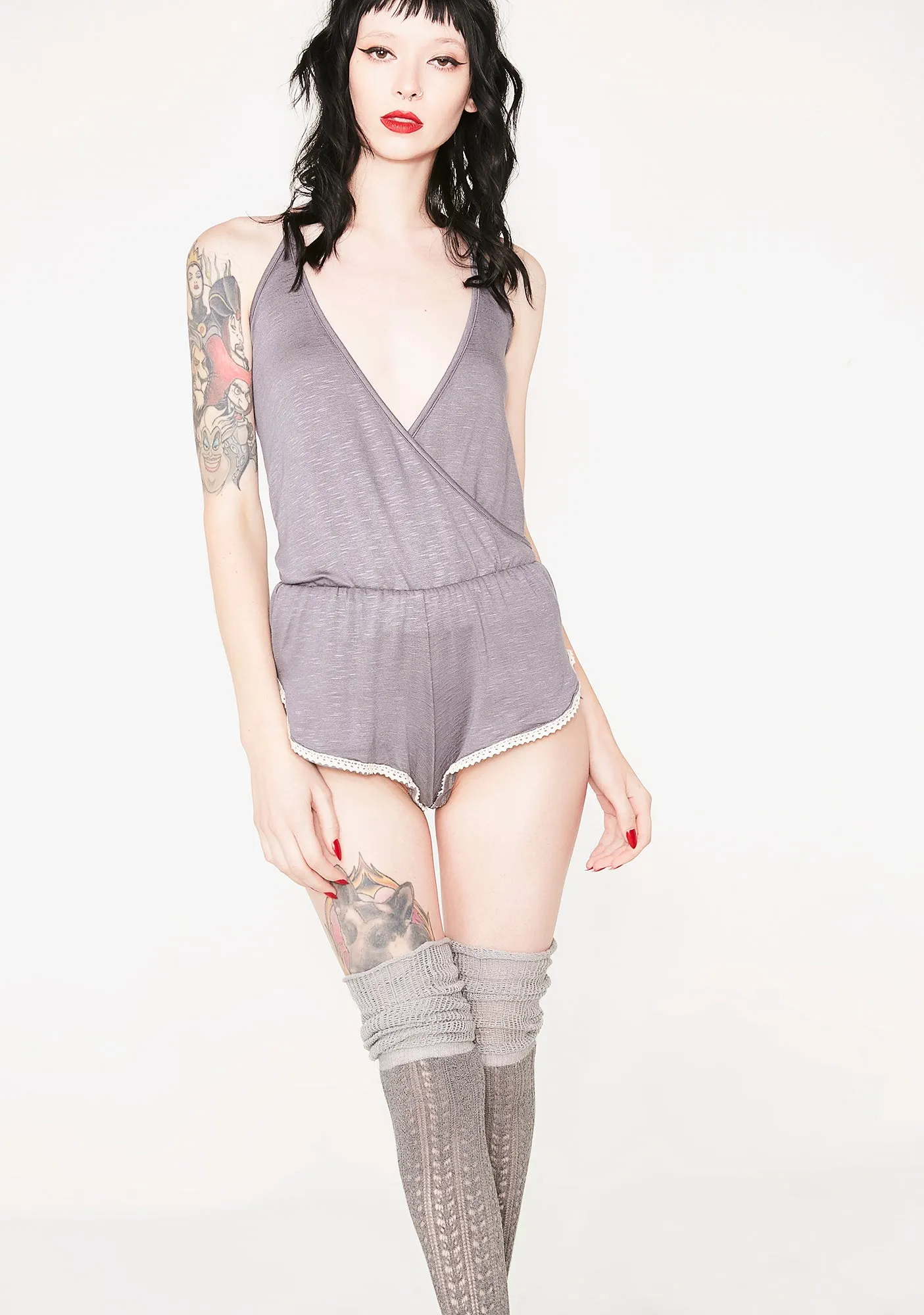 Nightly Escape Sleep Romper sold by Dolls Kill product image thumbnail 3