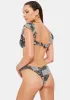 Brenda Patchwork Bikini Set sold by Dolls Kill