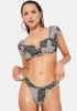 Brenda Patchwork Bikini Set sold by Dolls Kill