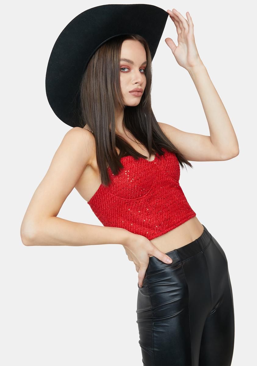 Scarlet Chained Heart Bustier Top sold by Dolls Kill product image thumbnail 2