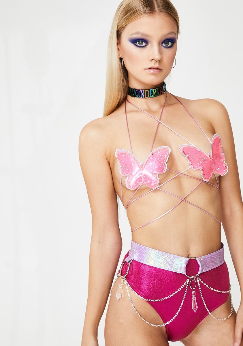 Flutter To Me Backroads Bra sold by Dolls Kill product image thumbnail 2