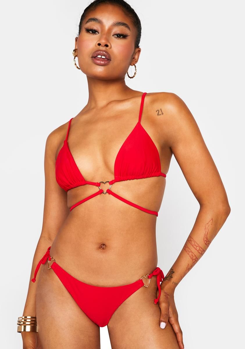 Race For Your Love Bikini Set sold by Dolls Kill