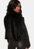 Ink Written In The Stars Faux Fur Jacket sold by Dolls Kill
