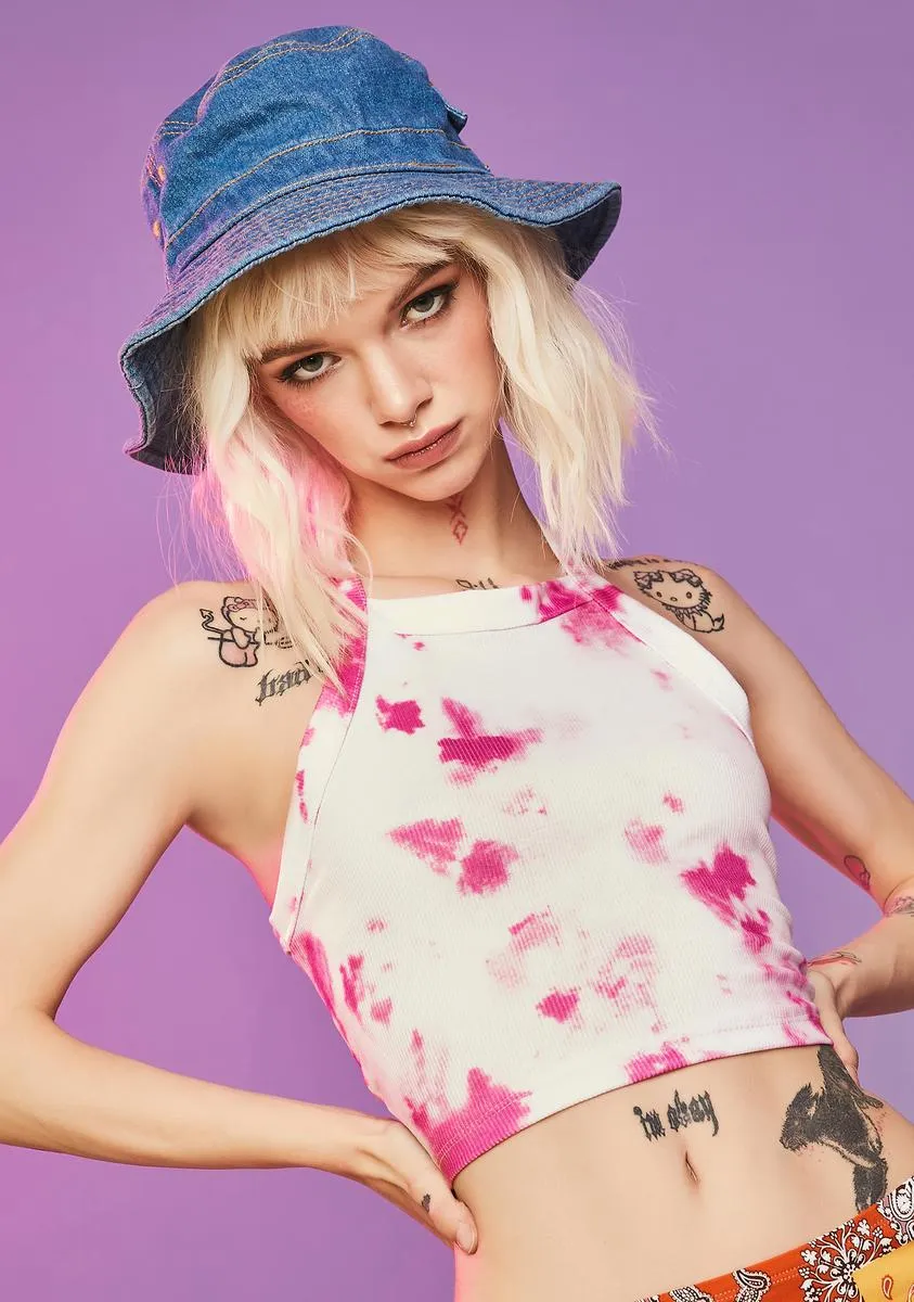 Easy Breezy Tie Dye Crop Tank sold by Dolls Kill