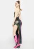 Just Like Magic Metallic Maxi Dress sold by Dolls Kill