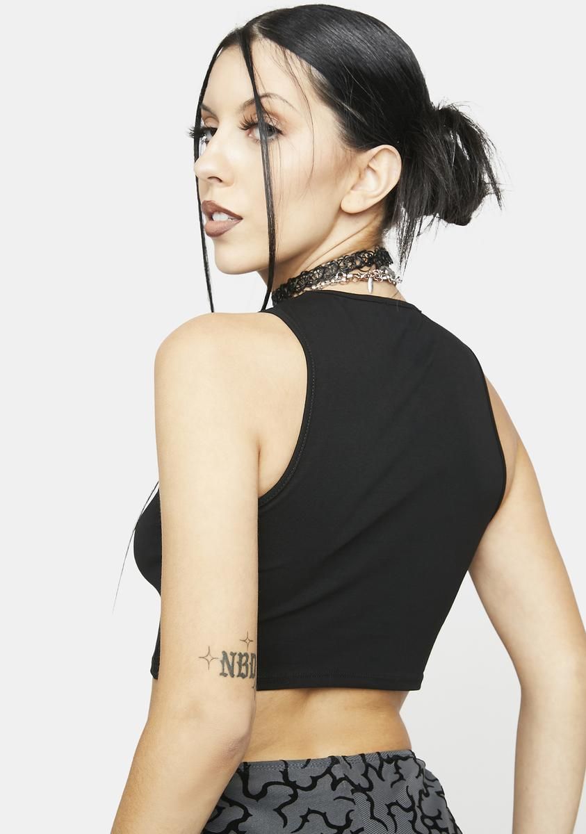 Fantasia Gimon Graphic Crop Tank sold by Dolls Kill product image thumbnail 4