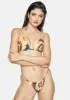 The Golden Girl Tie Dye String Bikini Top sold by Dolls Kill