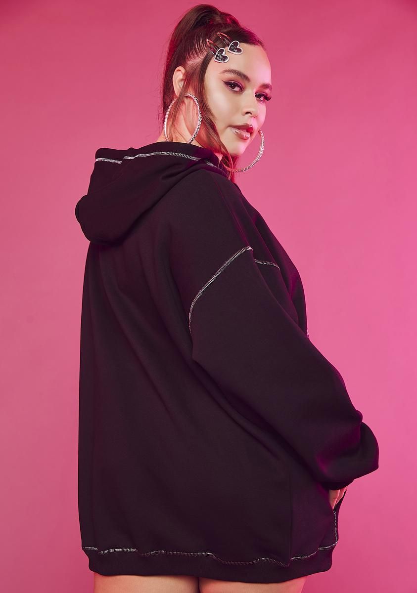 Plus Sister Squad Graphic Hoodie sold by Dolls Kill product image thumbnail 4