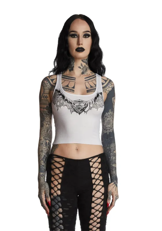 Straight From Hell Graphic Tank sold by Dolls Kill