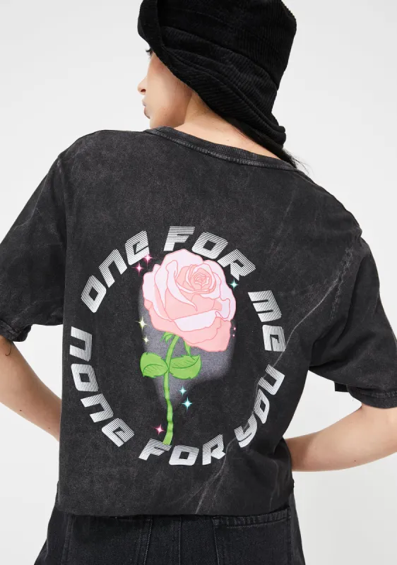 None For You Graphic Tee sold by Dolls Kill