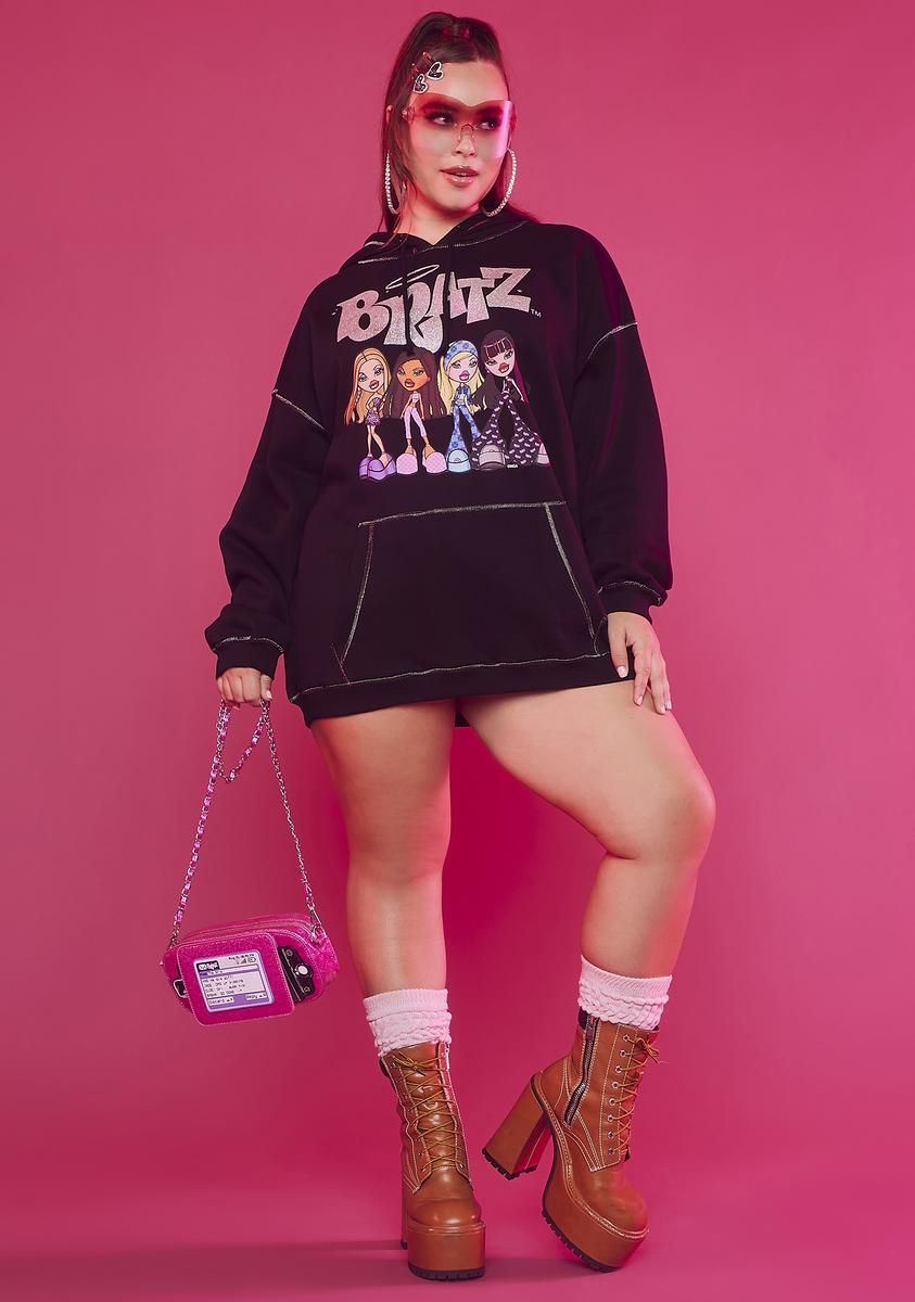 Plus Sister Squad Graphic Hoodie sold by Dolls Kill product image thumbnail 3