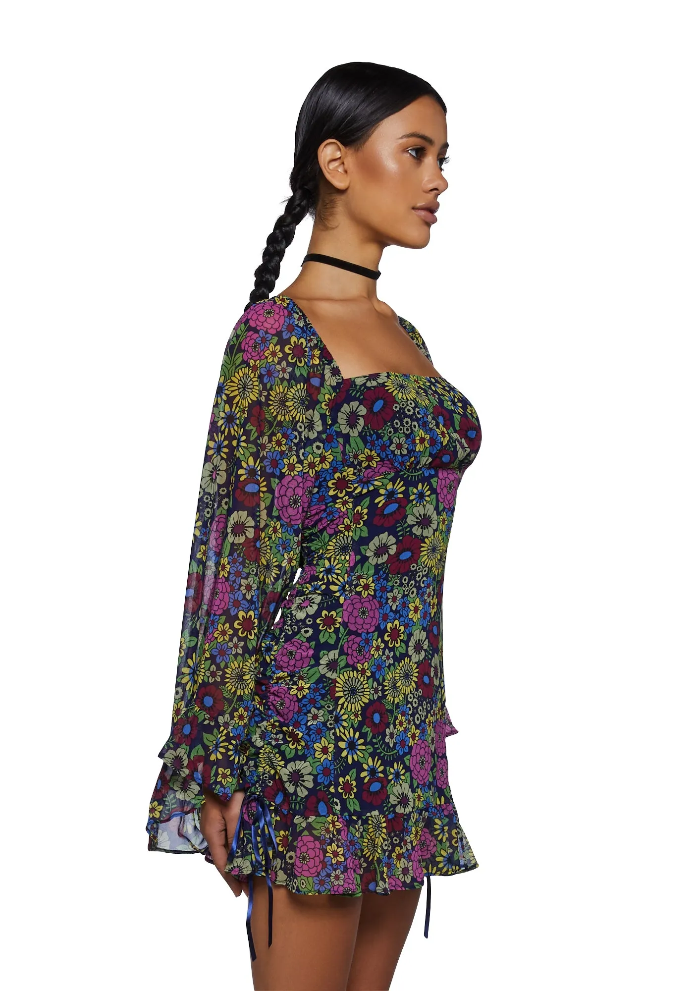 It's A Wild World Mini Dress - Floral sold by Dolls Kill product image thumbnail 3