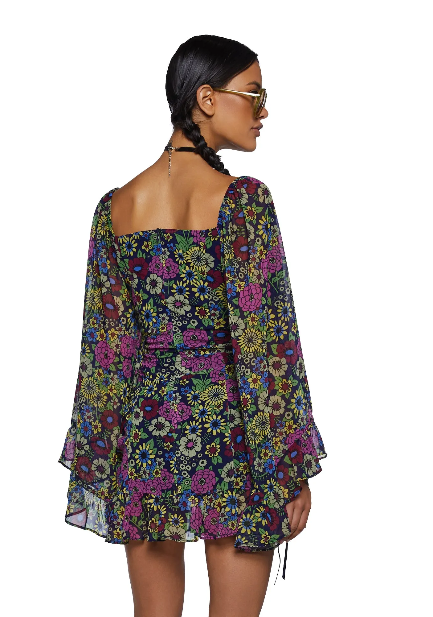 It's A Wild World Mini Dress - Floral sold by Dolls Kill product image thumbnail 4