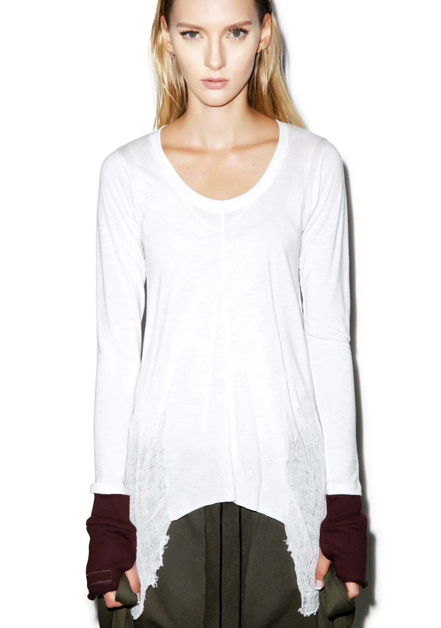 Y Shred Sweater sold by Dolls Kill