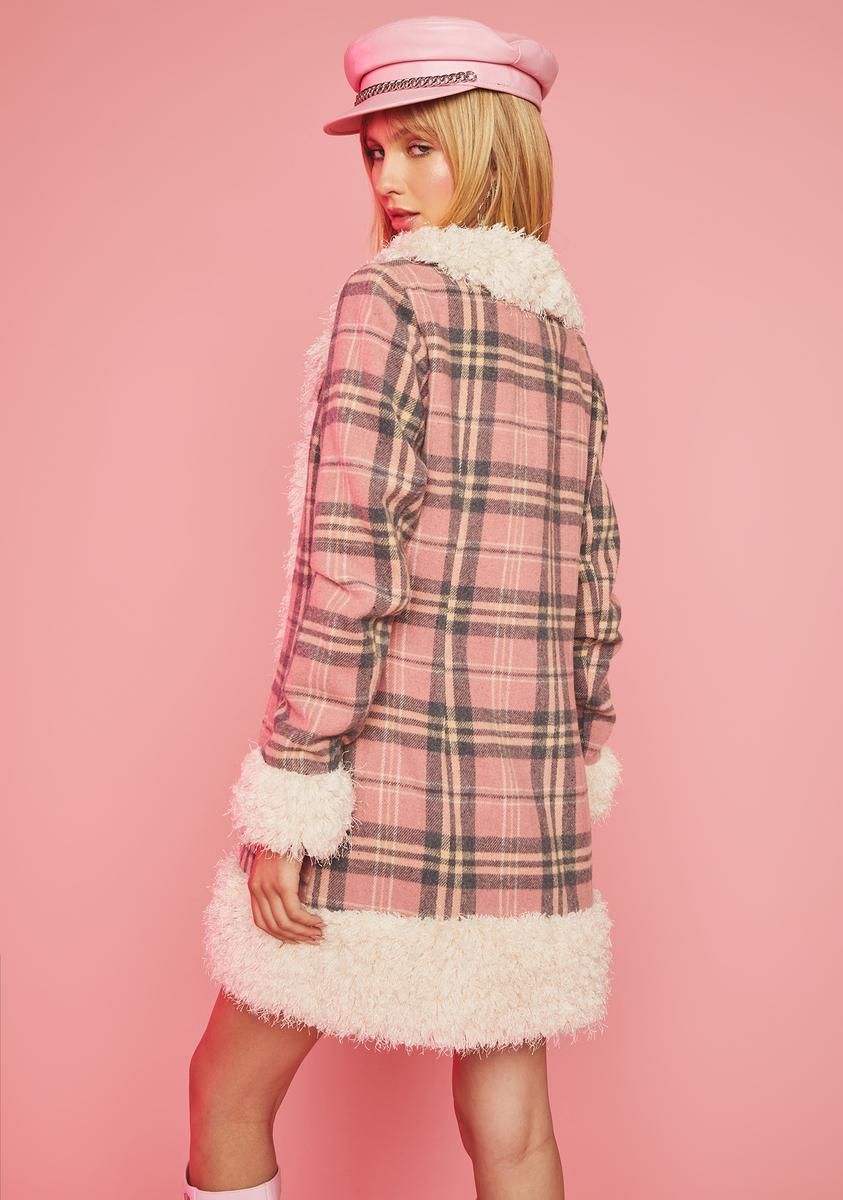 All About Popular Plaid Trench Coat sold by Dolls Kill product image thumbnail 4