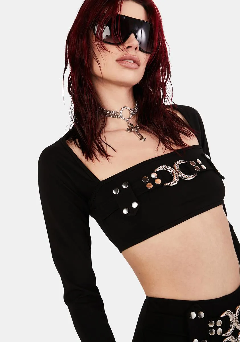 Knox Crop Top sold by Dolls Kill product image thumbnail 2