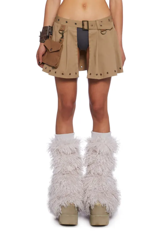 Greatest Escape Pleated Mini Skirt sold by Dolls Kill