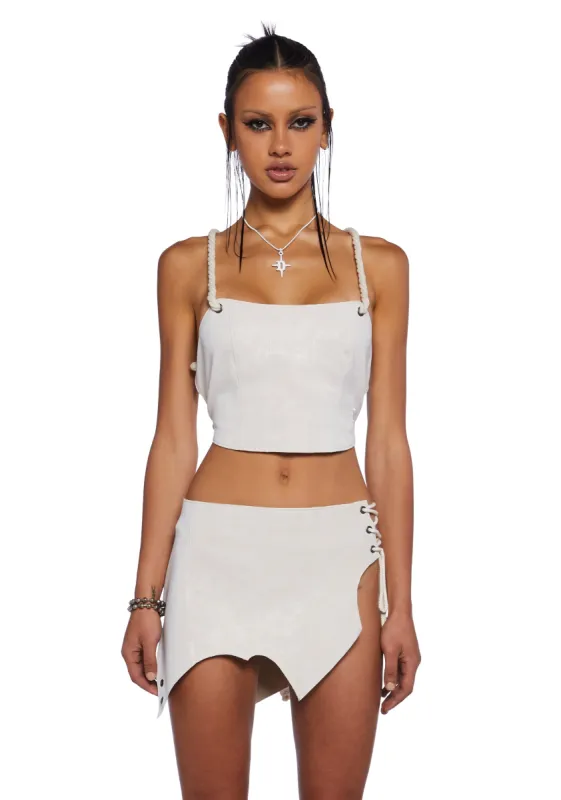 Chamber Backless Crop Top sold by Dolls Kill