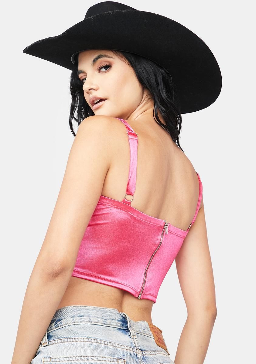 So In Love Satin Bustier Top sold by Dolls Kill product image thumbnail 4